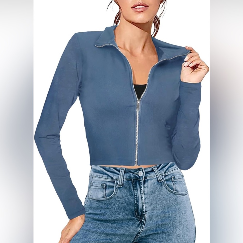 Zip Up Workout Top